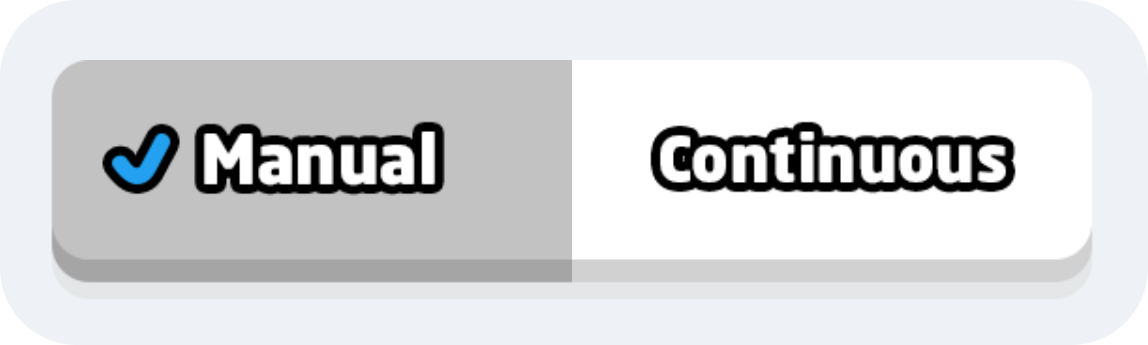 Dog Whistle Mode Selection Interface