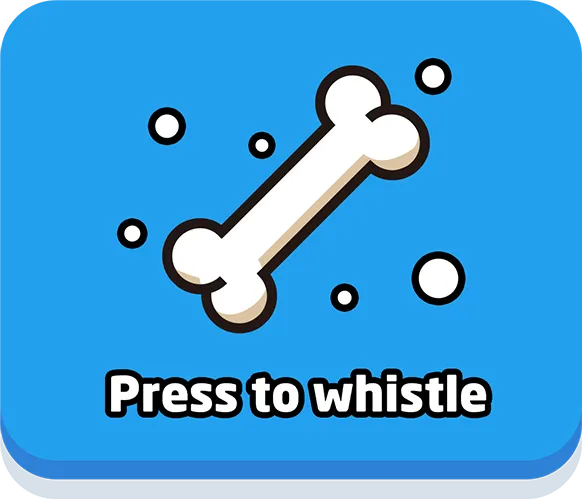 Dog Whistle Sound Generator Button - Click to Produce Training Sound
