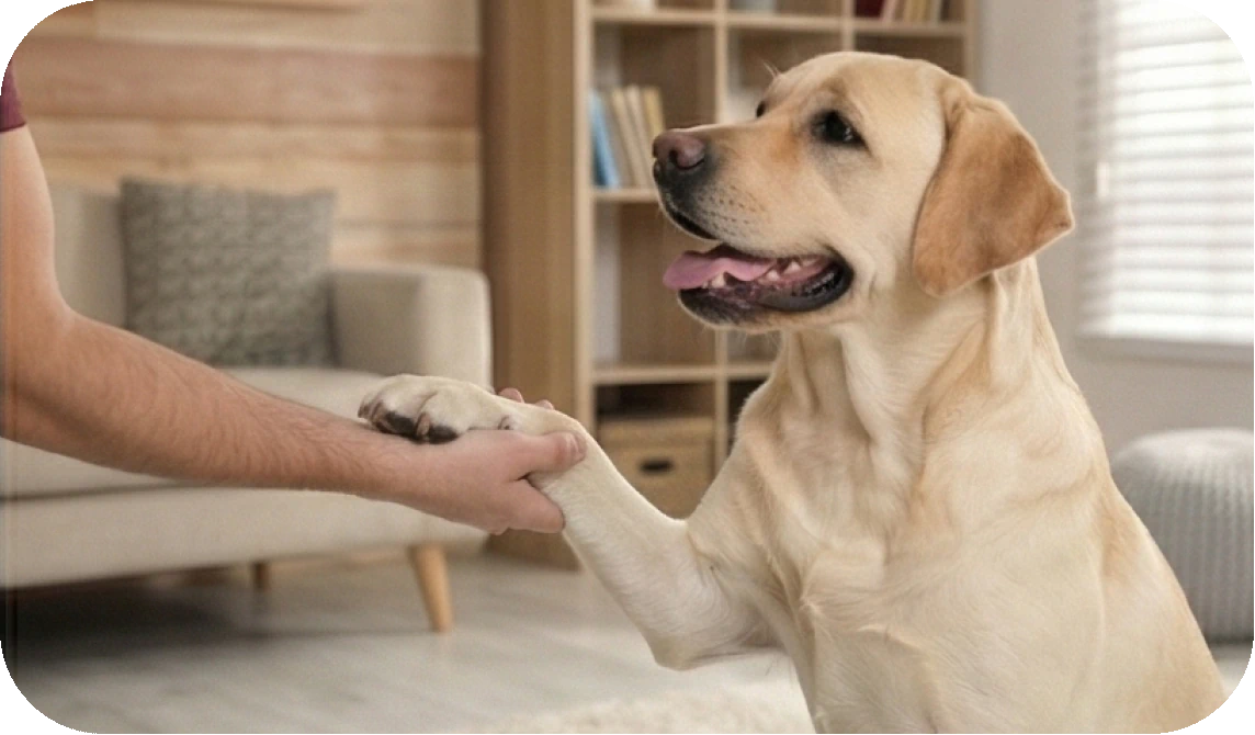Teaching Your Dog to Shake Paws